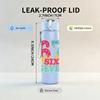 1PC 67 Six Seven Colorful Letter 750ml Color Plastic Sports Water Bottle Leakproof Flip Straw Lid Suitable for Sports Office Home Use