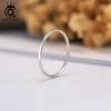 ORSA JEWELS Real 925 Sterling Silver 1/2/3mm Couple Wedding Band Rings for Women Stacking Finger Ring Anniversary Jewelry APR33