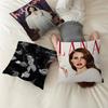 Singer Lana Del Rey Music Album Cushion Cover Inches Farmhouse Decor Home Throw Pillow Covers for Couch Decorations