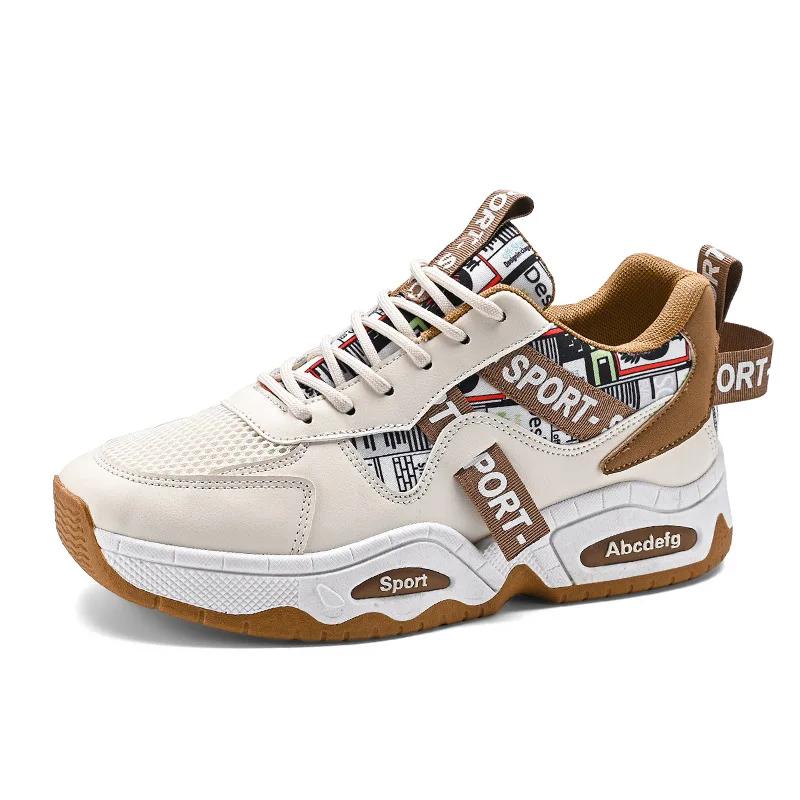 Sneakers alla Moda da Uomo Scarpe Sportive con Zeppa Nuova Tendenza Autunno 2024 Stringate Scarpe da Corsa in Rete uomo Sneakers Multicolore Zapatillas Uomo
