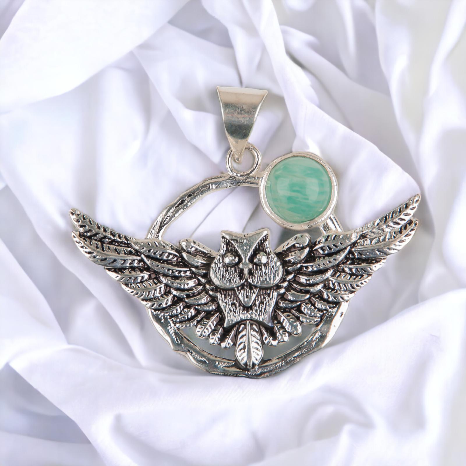 

Natural Gemstone 925 Solid Silver Designer Jewelry Pendant 1.48 Christmas Gift CP-17