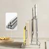 Plate Organizer Rack Stainless Steel Pot Lid Holder Cutting Board Storage Rack Modern Heavy Duty Multi-Functional For Kitchen