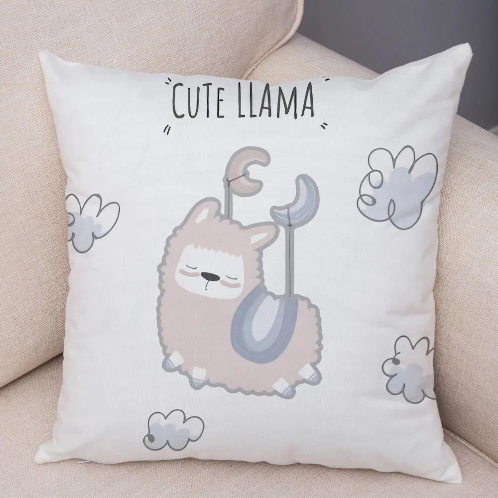 Cartoon Giraffe Monkey Decorative Pillowcase Office Living Room Car Ornaments Home Pillowcase