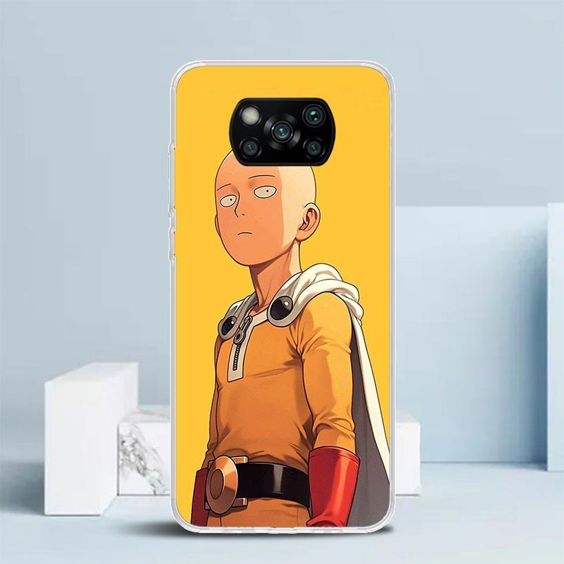 

Мягкий чехол One P-Punch-Man Saitama King для Xiaomi Poco F7 Ultra X7 X6 X5 Pro M7 Чехол для телефона Redmi 15 15C 13 13C 12 12C 10 10C Pr Redmi 9C