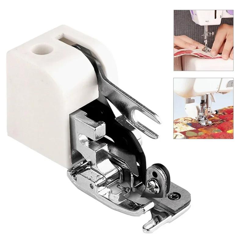 

Household Electric Sewing Machine Parts Multifunctional Side Cutter Overlock Presser Foot Press Feet for All Low Shank білий