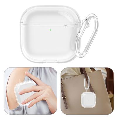 Transparente Schutzhülle mit Rundumschutz für AirPods 4-Kopfhörer. Weiche, transparente TPU-Hülle. Leicht zugängliches Design. Staubschutzhülle für Ohrhörer.