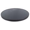 450mm Round Table Top Fade Proof Erosion Resistant Fast Installation Glossy Black Solid Wood Table Topwith Screws for