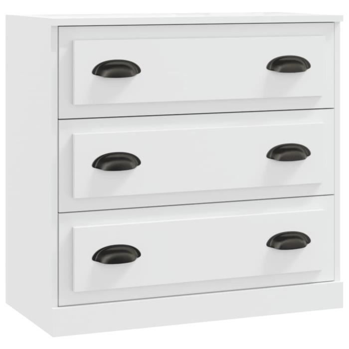 VidaXL White Buffet 70x35.5x67.5 Cm Engineered Wood 816224