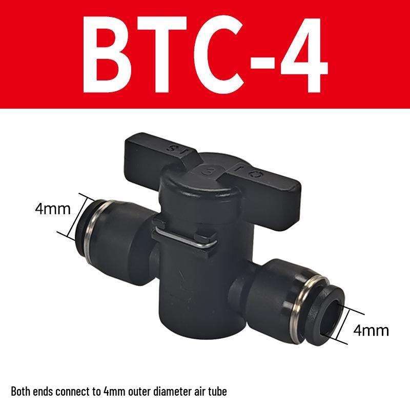

8mm Pneumatic Hand Valve with Switch and Quick Connect Fittings (6mm, 10mm, 12mm)