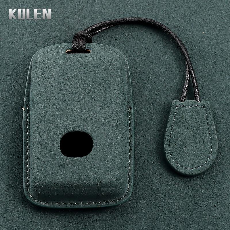 Auto Smart Key Fob Cover Case Fit For Mazda 3 6 Alexa Cx30 Cx3 Cx-3 Cx-4 Cx5 Cx-5 Cx8 Cx-8 Cx-30 Cx9 Cx-9 Mx30 Mx5 Mx-5 Genuine Leather Remote Bag