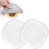 Durable Silicone Square Shower Drain Cover Prevents Sink Clogging, Shower Drain Strainer, Adsorption Sink Strainer, Convenient