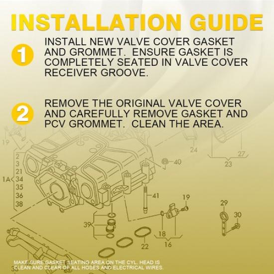 Cylinder Intake Manifold Upper Lower Gasket Set For Buick Chevy 12673301 EOOK