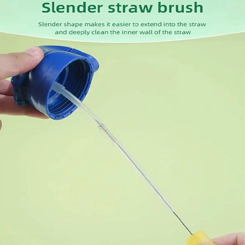 5IN1 Long Handle Cleaning Cup Brush Multifunction Milk Bottle Cleaning Brush Kitchen Supplies