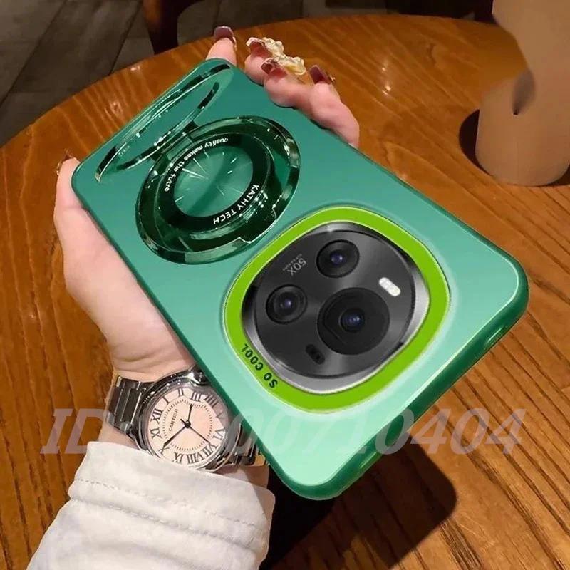 Note 50 Pro Laser Matte Hard Ring Magnetic Bracket Case on For Infinix Note 50 Note50 Pro Hot 50 Pro Plus 50i 4G 5G Stand Cove