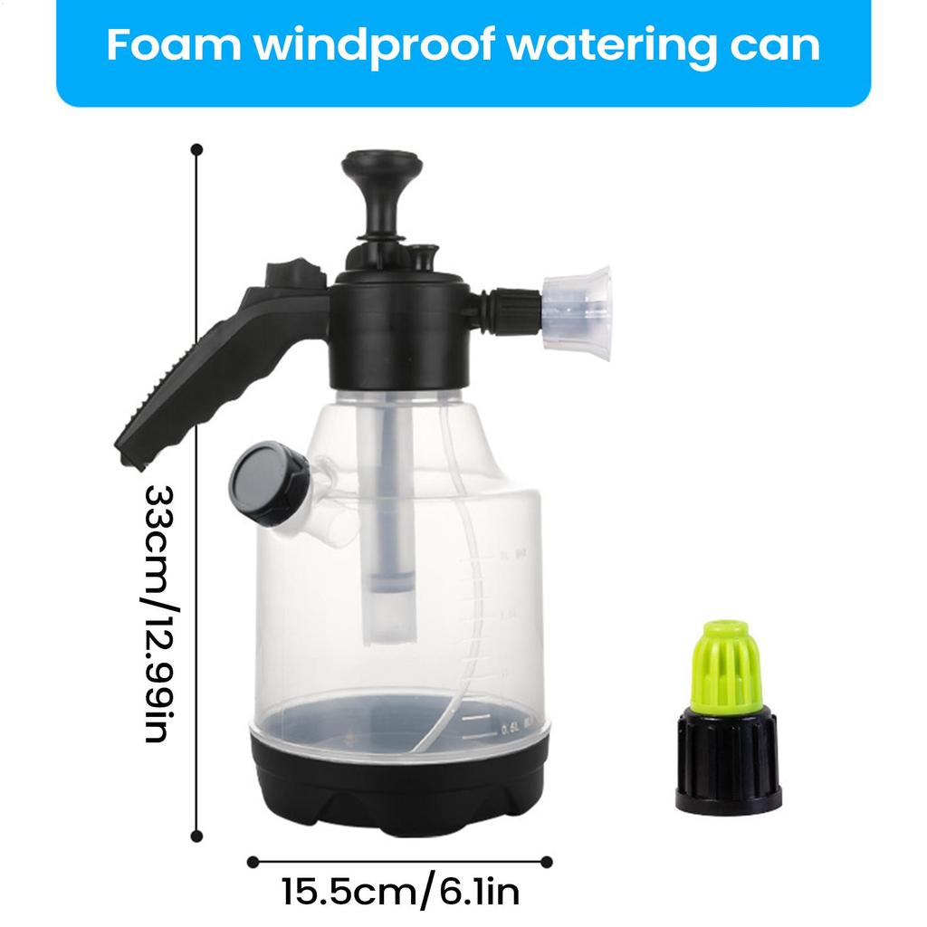 3L Hand Pump Pressure Sprayer Foam Cleaning Agent Spray Bottle For Car Detailing Outdoor Watering Flower Care Household Cleaning