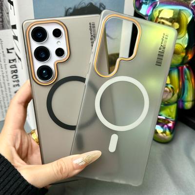 Slim Matte Candy For Magsafe Magnetic Phone Case For Samsung S25 S24 S23 S22 S21 Plus Ultra Note20 Ultra A56 A36 A16 A06 A55 A35
