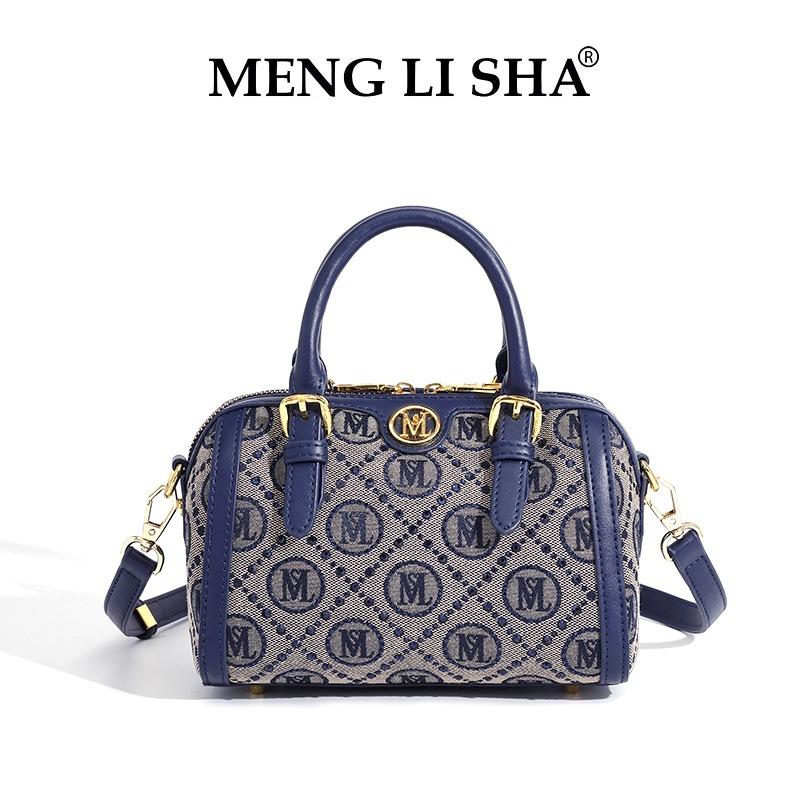 Retro shoulder messenger bag women s new commuter fashion versatile portable pillow bag hand carry синий