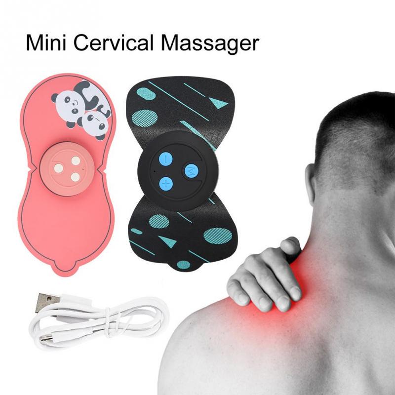 Mini masajeador cervical multifuncional recargable, masajeador de