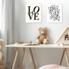 LARTSFRO Trendy Black and White pirational Wall Art Prints Set of 4, Girly Room Decor, Neutral Motivational Positive Artwork Posters Wall Decor for