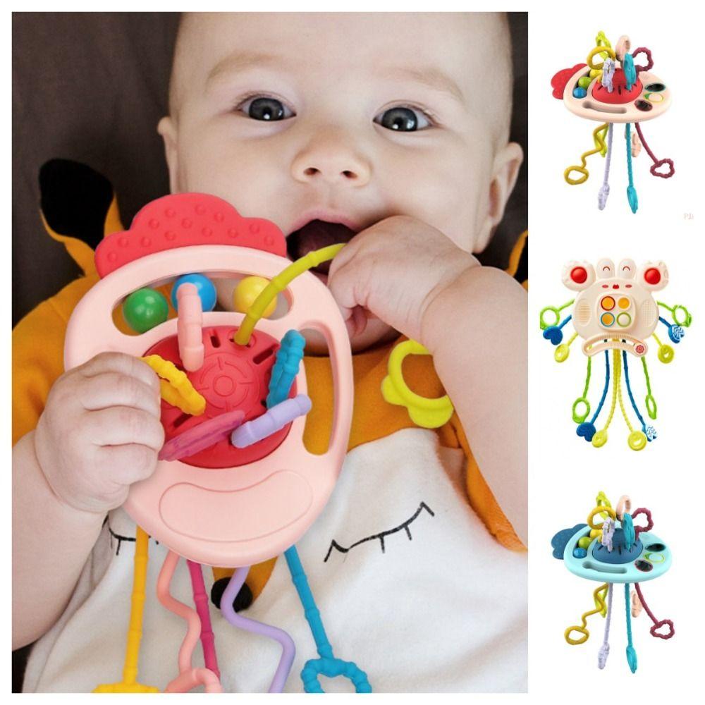 Carrot Baby Pull String Toy Develops Cognitive Crab Montessori Sensory Toys   Gifts