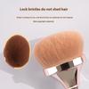 Elegant Super Soft Gold Large Makeup Brush Synthetic Hair Honey Powder Single Foundation Blush Non-Marking Loose Powder for