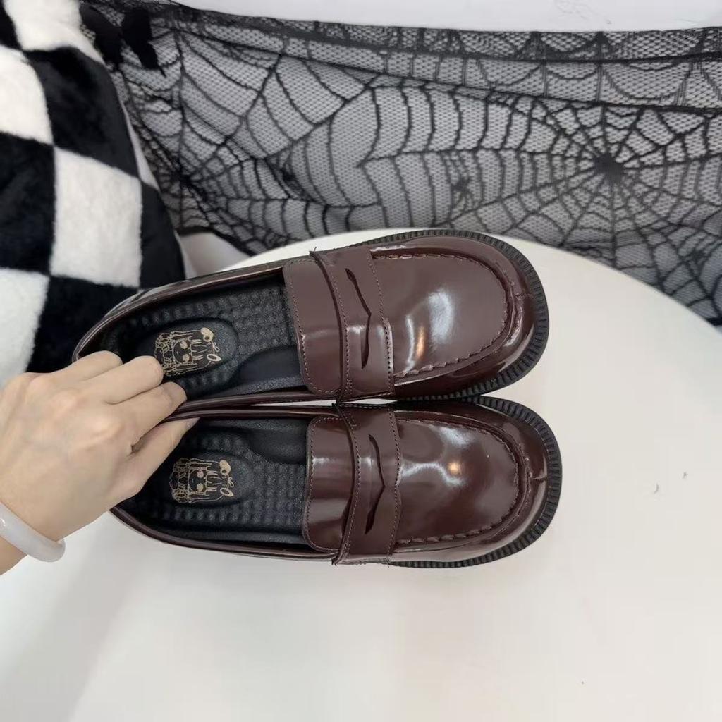 Large size JK uniform shoes college style cos small leather shoes spring and autumn non-slip and wear-resistant single shoes