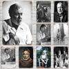 Ernest Hemingway Retro Vintage Blechschild Poster Dekorative Plakette Metallplatte Wanddekoration