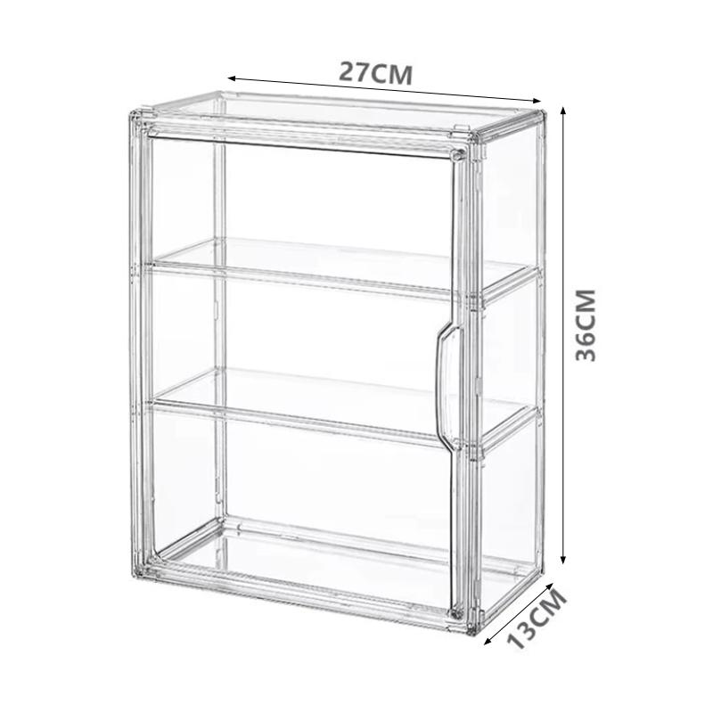 Dustproof Acrylic Display Case Store Dessert Cake Food Pastry Bread Show Rack Blind Box Storage Box Jewelry Sorting Box