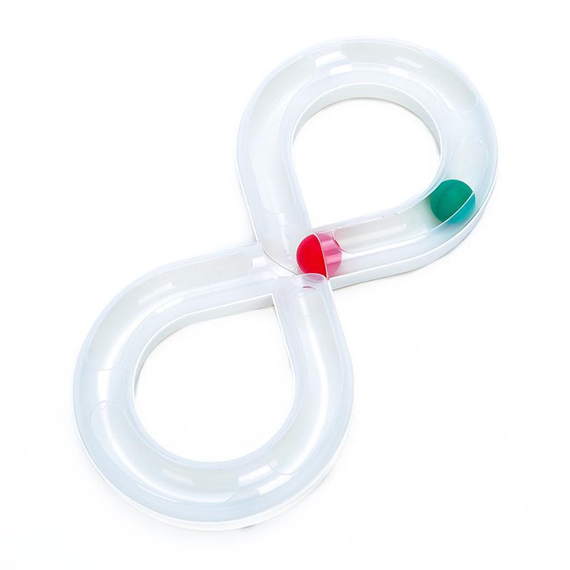 Self-Playing Cat Turntable Toy with Automatic Teasing Stick & Track Ball for Boredom Relief