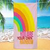 Summer Fun Print Beach Towel - Soft Absorbent Towel for Vacation Lovers,Vibrant and Stylish Designs for Everyday Use and Comfort