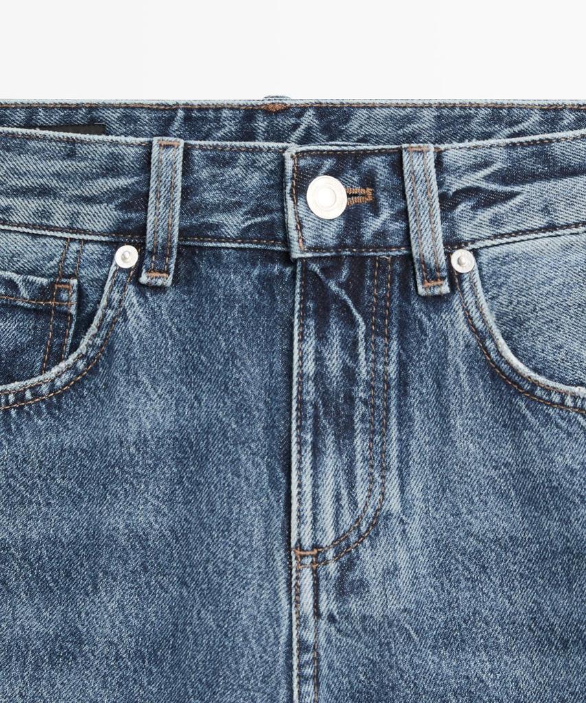 Masimodutti Mid-Waisted Straight Fit Jeans