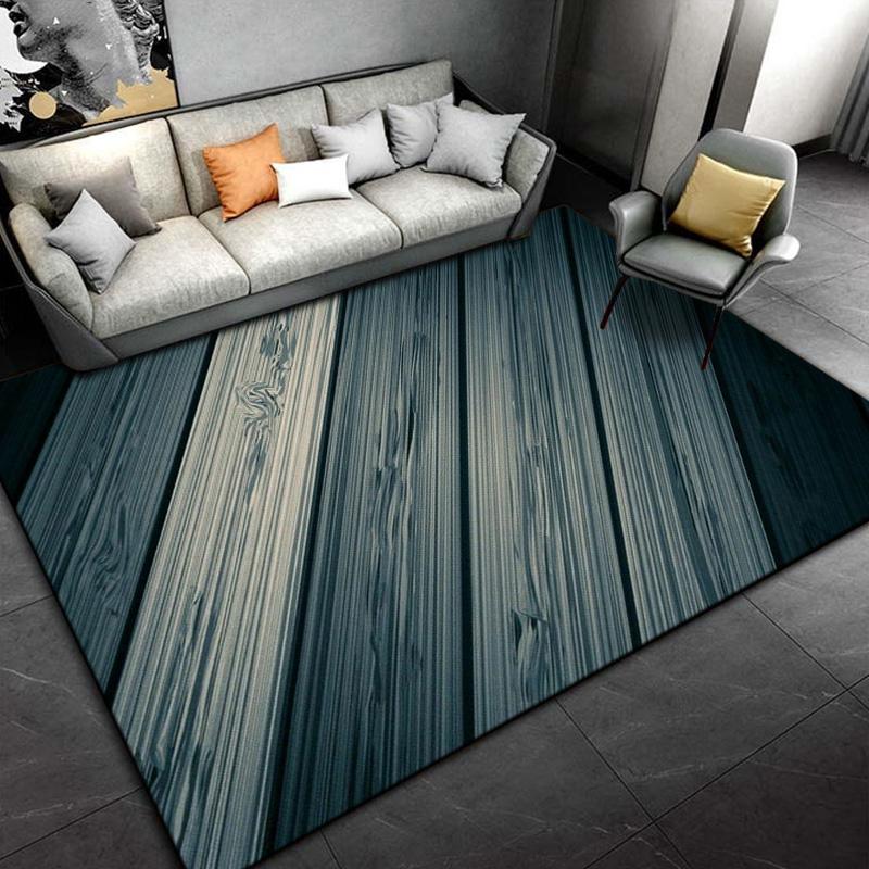 3D Wood Carpet for Bedroom Rug Long Kitchen Mat On The Floor Living Room Carpet Absorbent Non-slip Bathroom Area Rug Area Rug