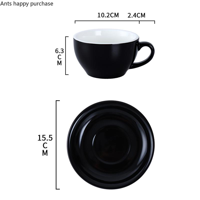 250ml Coffee Cup and Saucer Solid Color Ceramic Mug Milk Tea Cups Afternoon Tea Cup Milk Mugs Water Cups Tea Mug Coffee Mugs
