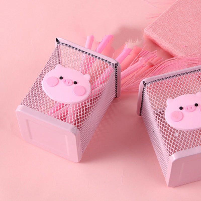 1PC Storage Organizer Cute Pen Case Pencil  Container Stationary Pen Holders