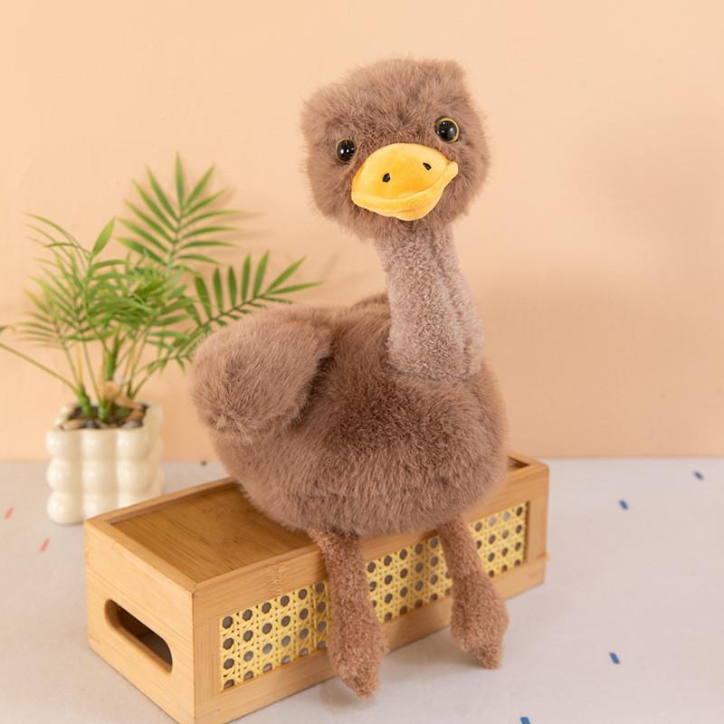 Plush Ostrich Toy For Kids Soft Animal Doll Gift For Children