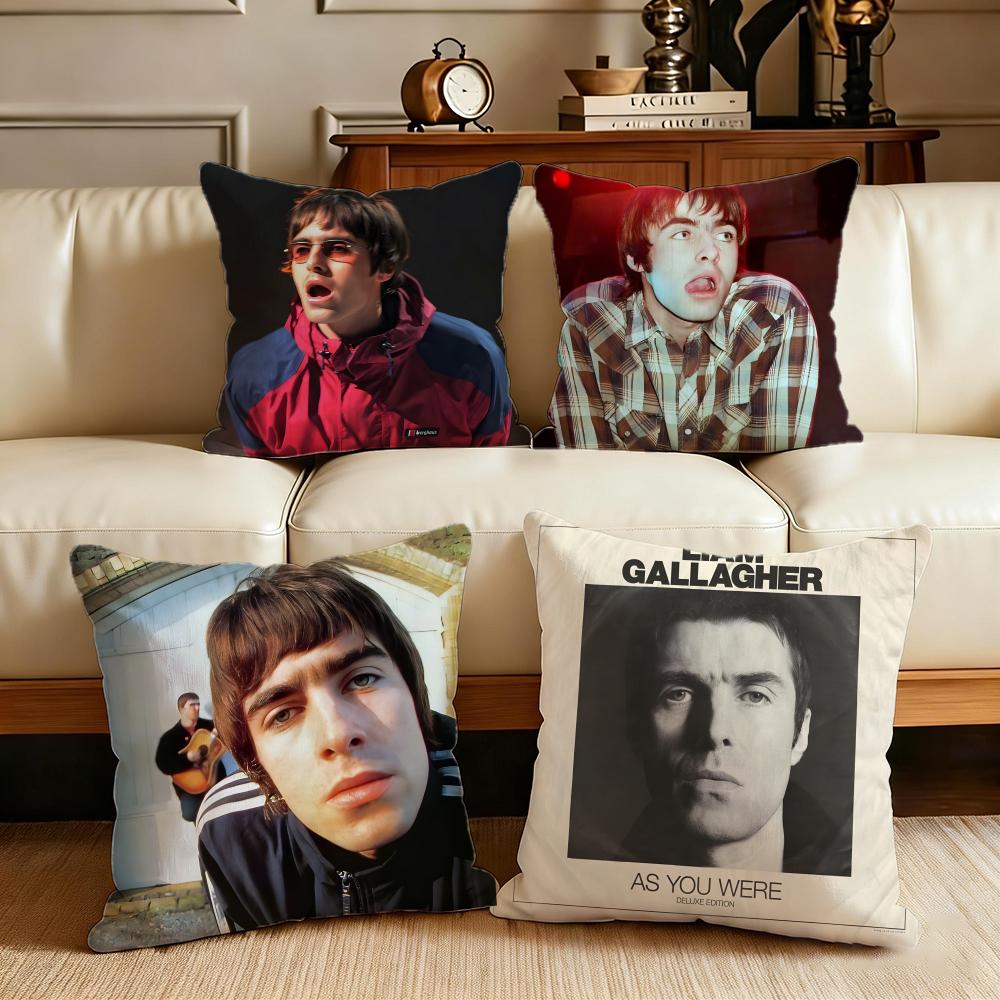Liam Gallagher Cushion Cover Cushion Cover Set 4Pcs 50X50 45X45 40X40 Pillowcase Decorative Sofa Home Decor
