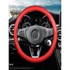 New All-Season Universal Car Steering Wheel Cover, Genuine Leather Steering Wheel Cover, Cowhide Korean Style Hand-Shaped Car Handle Cover