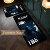 Billie eilish (23) Customize Name Flannel Kitchen Mat Soft Non-Slip Kitchen Floor Runner Rug for Home Kitchen Decor