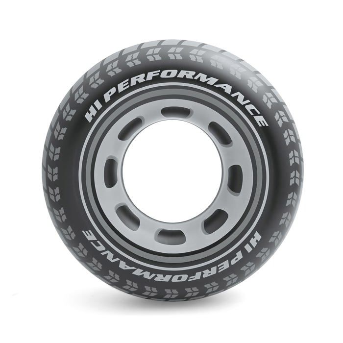 

Bouée Gonflable Géante Forme Pneu 91 cm Noire Pour Enfants et Adultes pour Piscine ou Plage