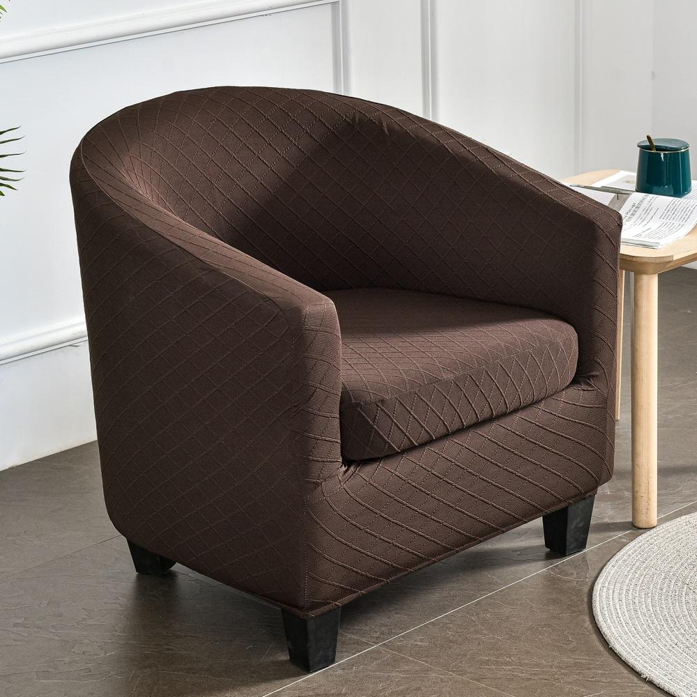 

В язаний Чохол для Однокрісла-Софи Захисний Чохол Круглий Чохол для Крісла-Софи у Формі Ванни 60*50 cm