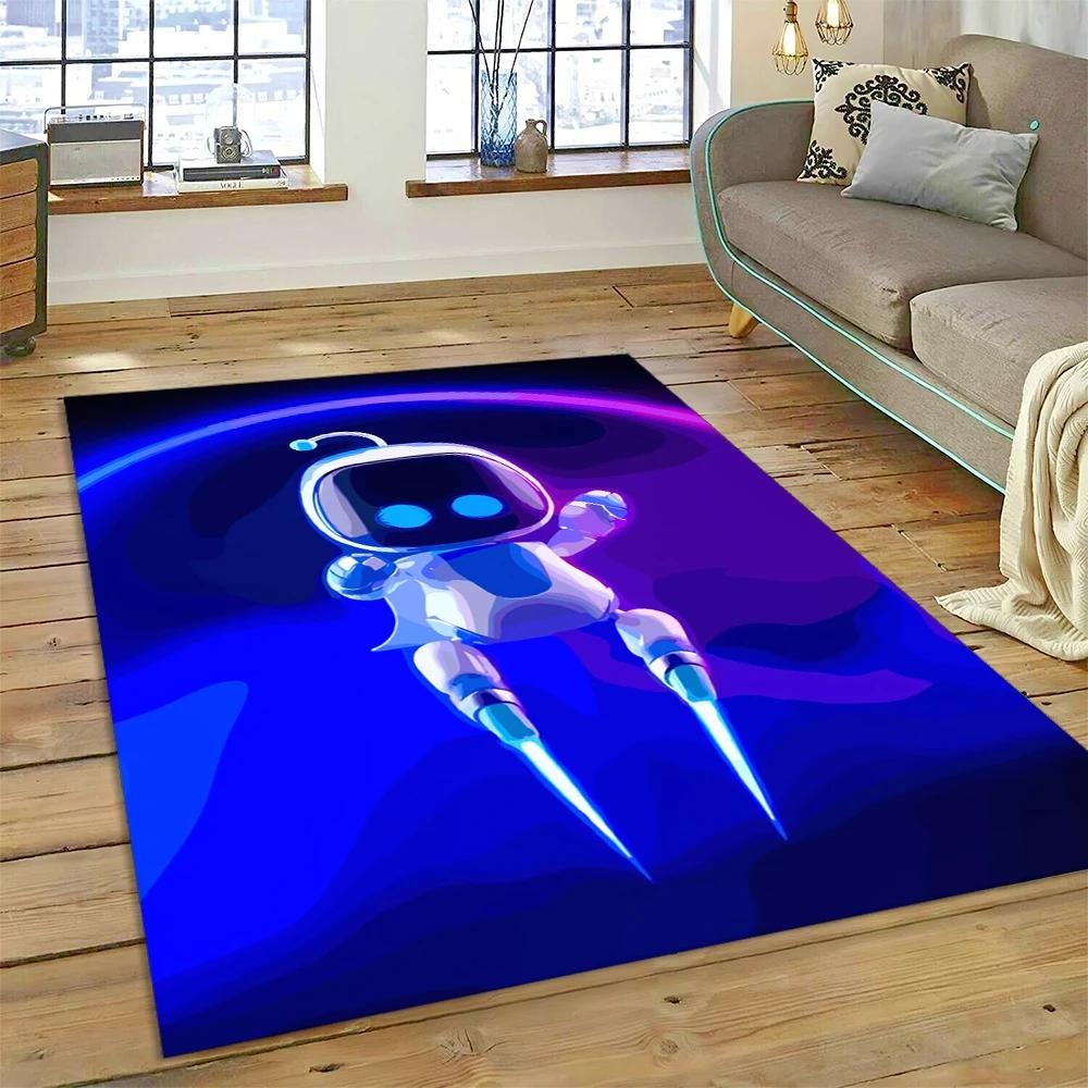 Νέο 27 Στυλ Astro Bot Παιχνίδι Κινούμενο Σχέδιο Ρομπότ Δώρο Χαλί για Σαλόνι Υπνοδωμάτιο Σπίτι Διακόσμηση Καναπέ, Παιδικό Αντιολισθητικό Πατάκι Δαπέδου