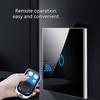 Comutator cu Senzor Tactil Standard UE Panou din Sticlă Cristal Călit Putere 1/2/3 Module 1 Mod 220V Comutatoare pentru Lampă de Perete Pornit