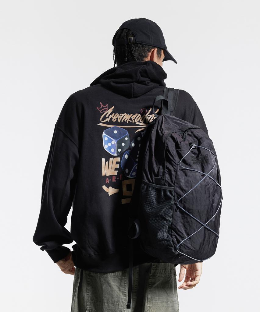 Cream Soda Lab Nylon Daily Training Runner Backpack Black