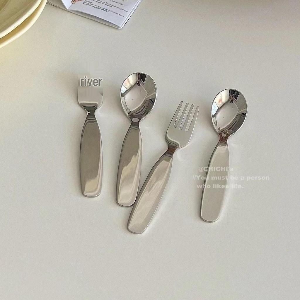 304 Stainless Steel Fork and Spoon Set – Durable, Drop-Resistant Cutlery for Home Use