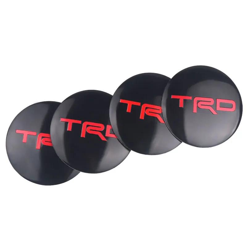 Do Toyoty 2026 Nowe Kołpaki 4 szt. Środkowa Osłona Piasty Koła Samochodowego Aluminiowa Metalowa Naklejka z Logo Do Toyoty Corolla Camry Rav4 Yaris Hilu