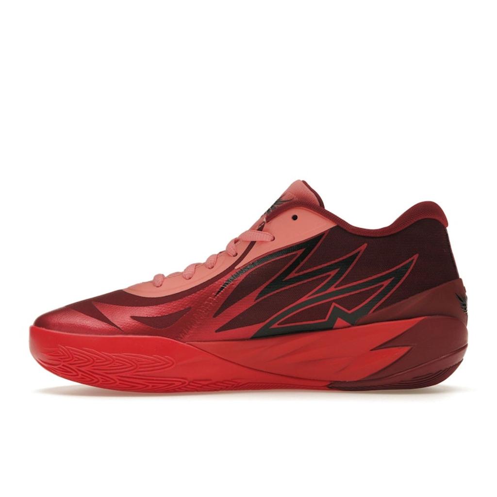 Puma MB.02 Lo Team Colors - Intense Red Herren Sneakers For-All-Time-Red Carnation-Pink 377766-04