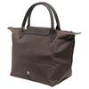 Longchamp Le Pliage Green Printed Logo Nylon Tote Bag Small Women Tote Mud L1621919813