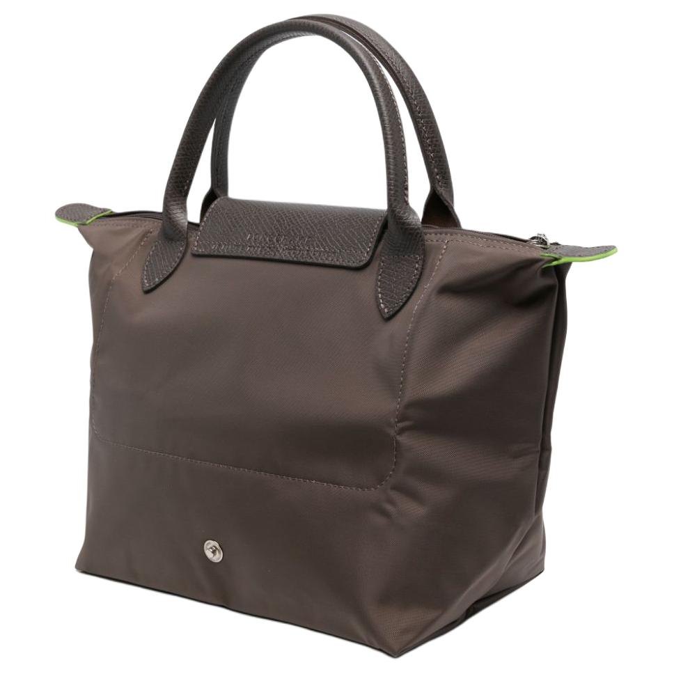 Longchamp Le Pliage Green Printed Logo Nylon Tote Bag Small Women Tote Mud L1621919813