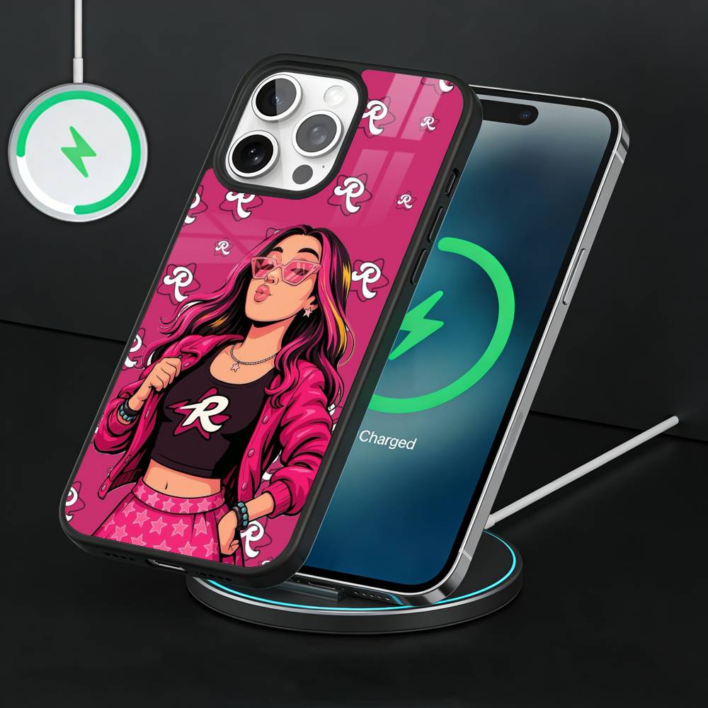 Brazilian influencer E-Emilly Vick Phone Case For iPhone17,16,15,14,13 Plus,Pro Max Magnetic For Magsafe Wireless Charging iPhone16PRO