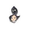 Fun Creative And Cartoon Character Brooch With Keychain Necklace In Durable Alloy Style